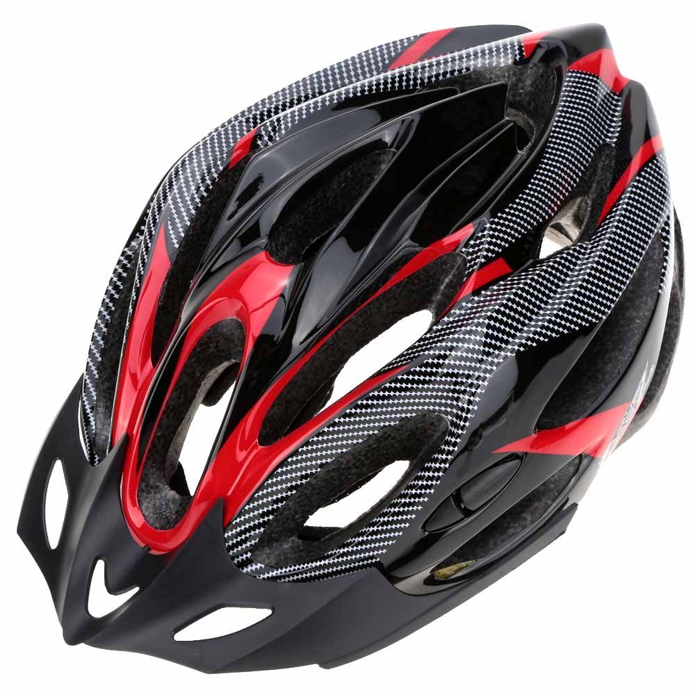 Lixada bicyclette de sport vélo cyclisme casque de sécurité avec visière en fibre de carbone pour adulte